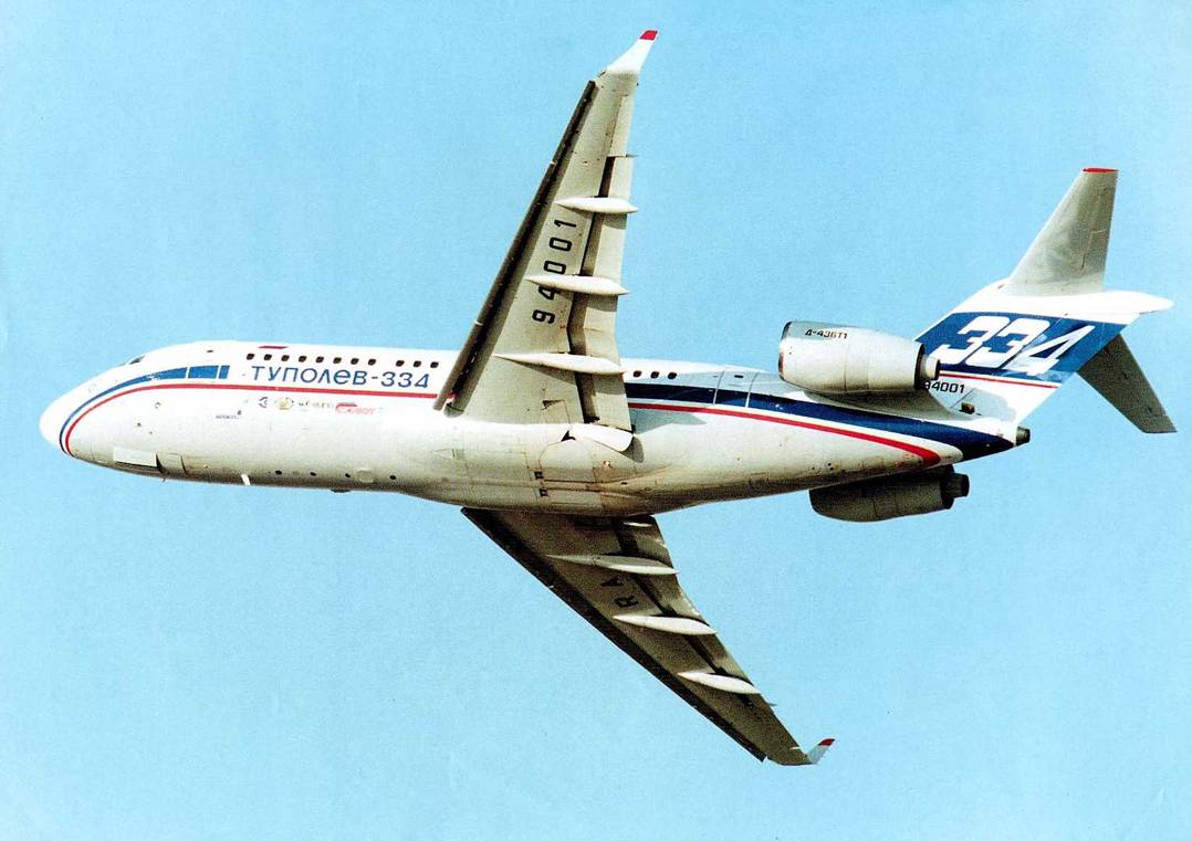 Туполев ту-334 самолет